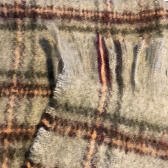 LOVE& LORE CABIN FEVER BLANKET SCARF GREY MULTI - Picture 7 of 8